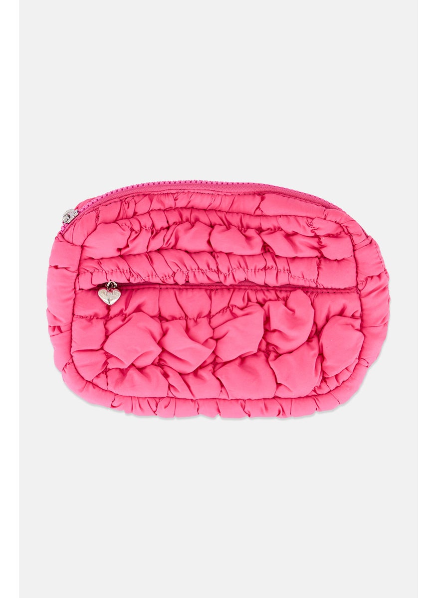 Miss Gwen's OMG Kids Girl Scrunch Fanny Pack, Hot Pink  - Image 1