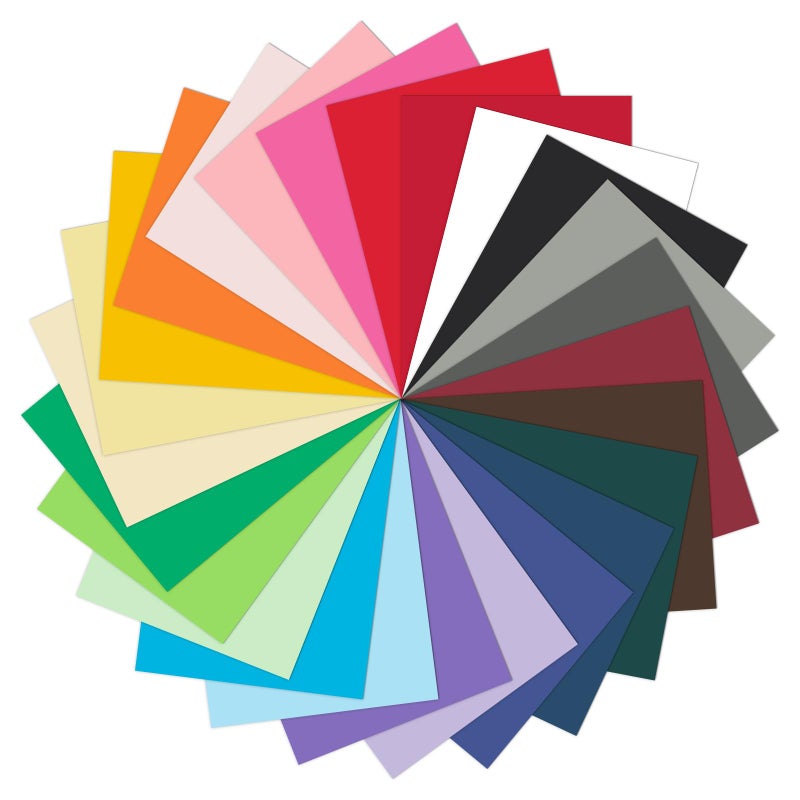 Goefun Colored Card Stock 85 x 11 Assorted Goefun 25 Sheets Colored Cardstock 25 Colors 80lb Colorful Printer Paper Multicolor Construction Paper for Crafts Scrapbooking - Image 3