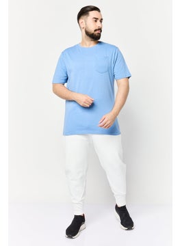 RBX Men Sportswear Fit Short Sleeve Outdoor T-Shirt, Blue  - Image 4