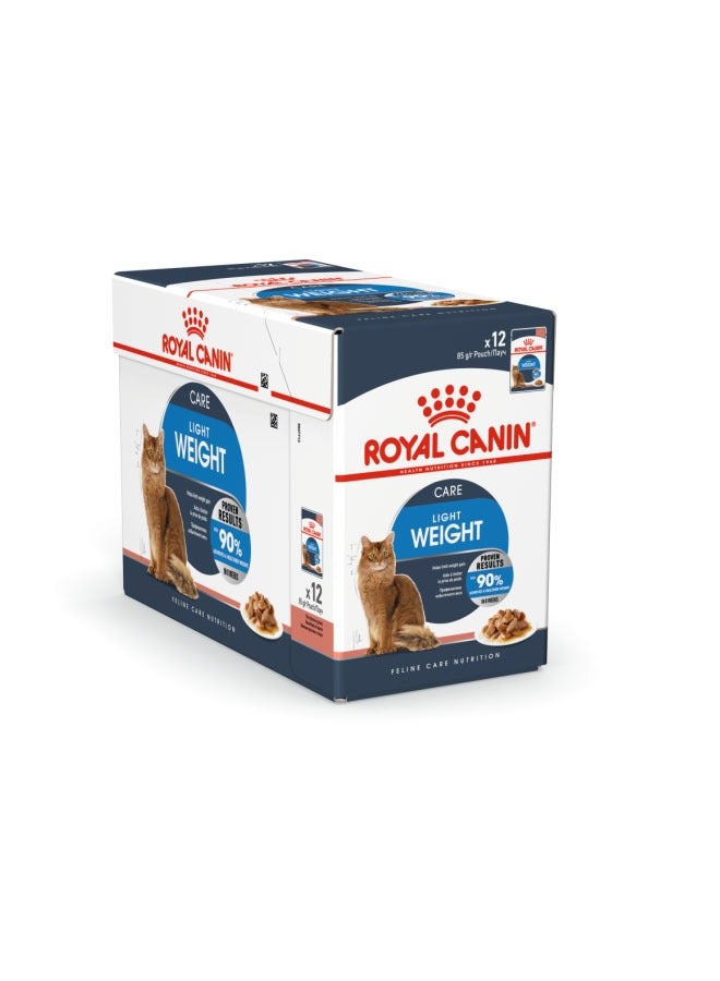 رويال كانين تغذية القطط العناية بالوزن الخفيف الأطعمة الرطبة  الأكياس - Image 2