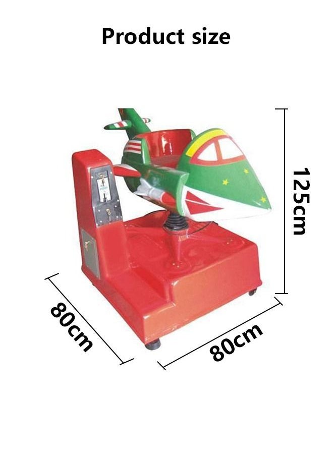JSAITOYS - Coin Operated Kids Ride Game Machine Fighter Plane - Image 1