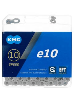 KMC Unisexs E10 EPT Chain Silver 136 Link