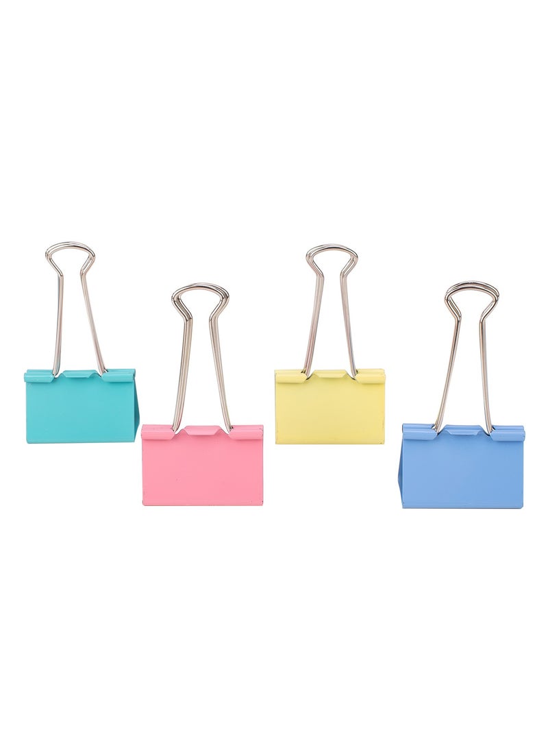 Deli E8552A Binder Clips - 41mm - Assorted Colors - Image 3