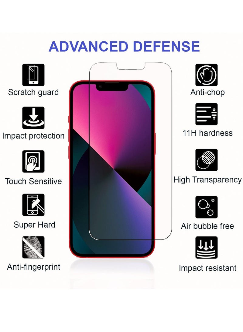 PRIMEEIGHT iPhone 13 Pro Max Screen Protector 6.7 Inch Display - Ultra Thin 9H Hardness Tempered Glass iPhone 13 Pro Max Pack of 3 - Easy to Install HD Clear Screen Protector 13 Pro MAX - Image 2