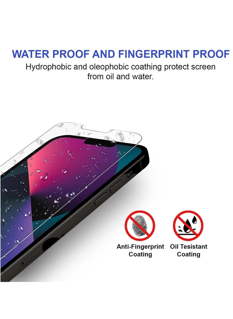 PRIMEEIGHT iPhone 13 Pro Max Screen Protector 6.7 Inch Display - Ultra Thin 9H Hardness Tempered Glass iPhone 13 Pro Max Pack of 3 - Easy to Install HD Clear Screen Protector 13 Pro MAX - Image 5