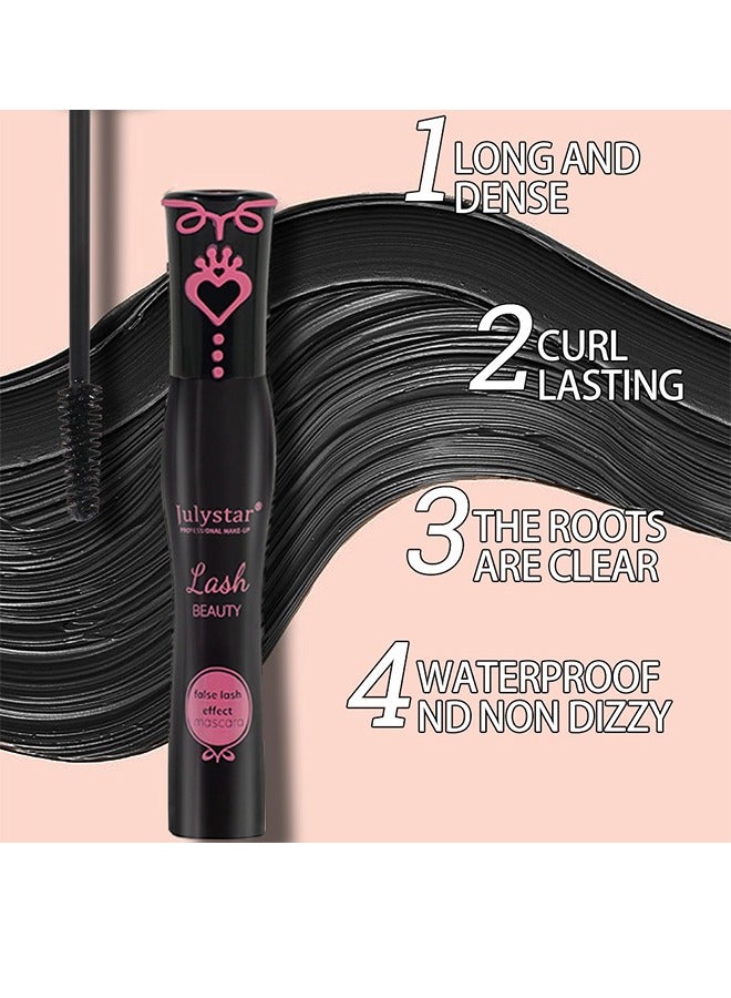 False Lash Effect Mascara, Vegan & Cruelty Free, Oil, Parabens & Microplastic Particles #02（10ML）