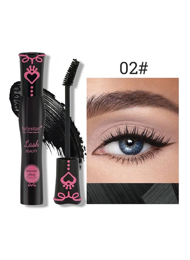 False Lash Effect Mascara, Vegan & Cruelty Free, Oil, Parabens & Microplastic Particles #02（10ML）