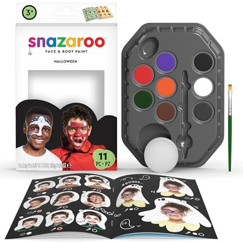 Snazaroo طقم لوحة طلاء الوجه من سنزارو، هالوين - Image 1