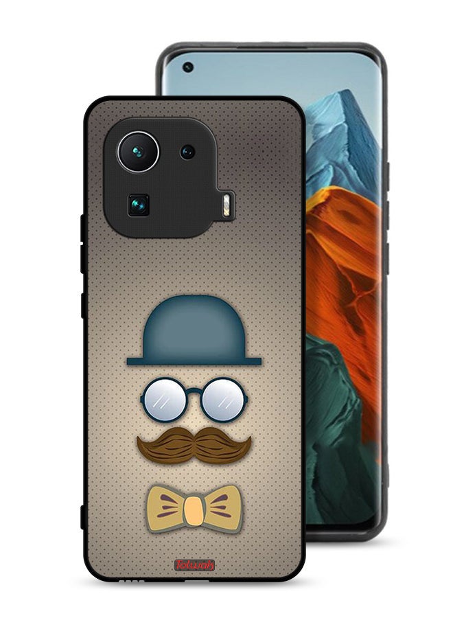 Tolwak Xiaomi Mi 11 Pro Protective Case Cover ManS Head Art - Image 1
