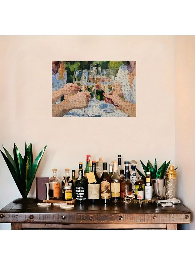 1000 قطعة لغز مشهد حفلة حديقة أنيقة متين مستوى تحدي للبالغين - Image 2