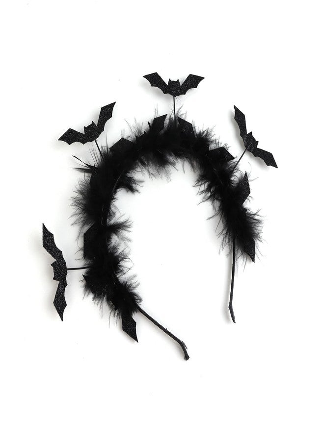 Crazy Night 4 Pack Halloween Headbands, Bat Spider Ghost Pumpkin Which Head Wears for Halloween Party Cosplay Decoration - Image 5