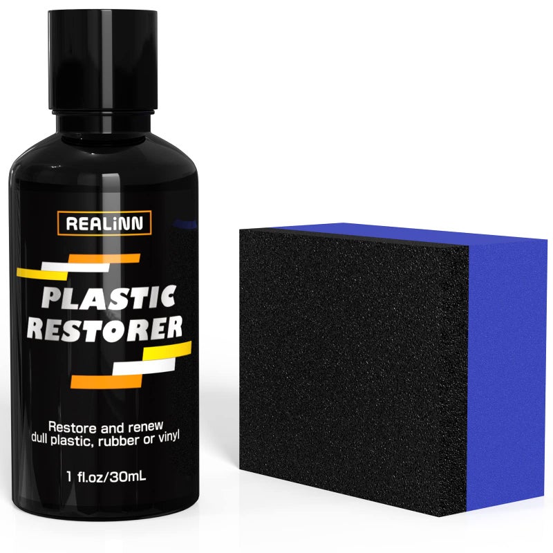 REALINN Plastic Restorer - Cars Ceramic Coating Trim Restore, Shines & Protects Plastic, Vinyl & Rubber Surfaces - Image 1