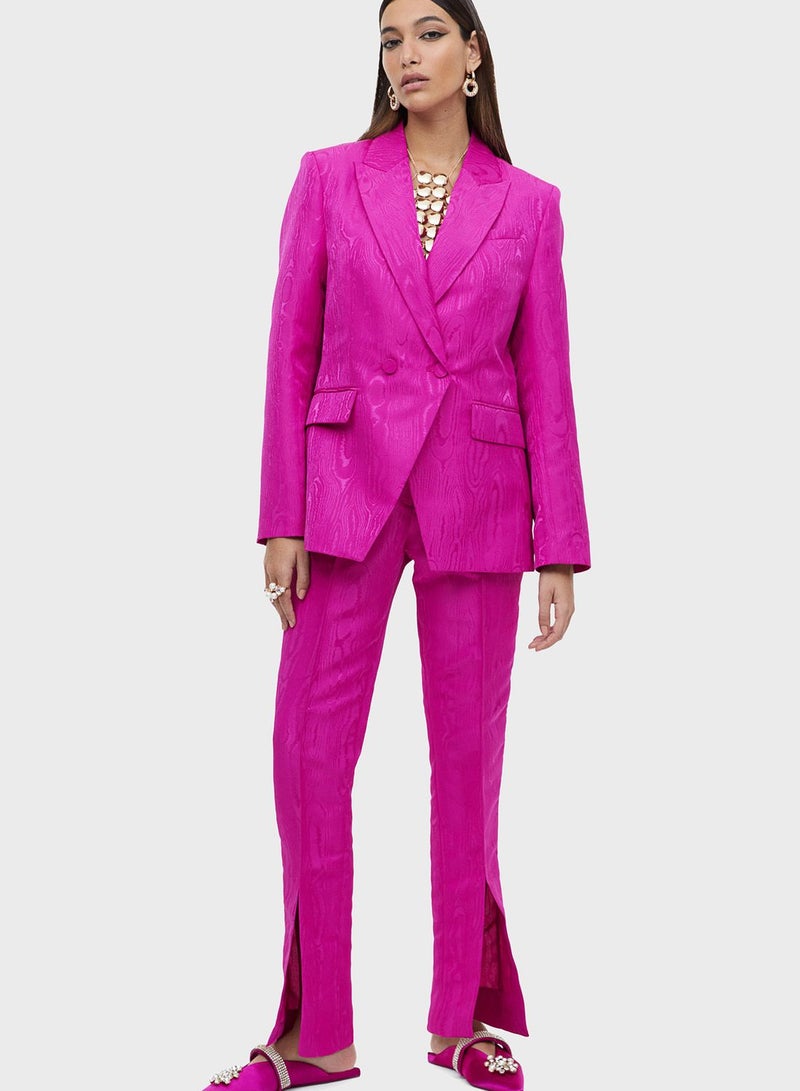 H&M High Waist Slit Hem Pants  - Image 1