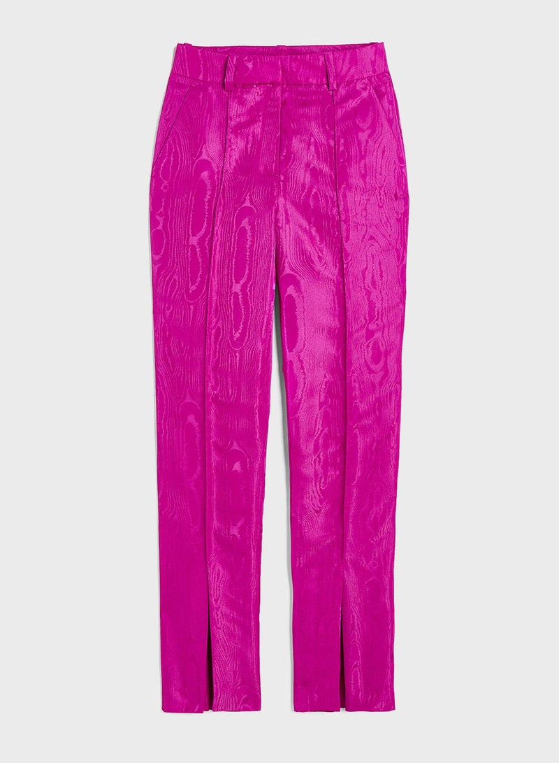 H&M High Waist Slit Hem Pants  - Image 4