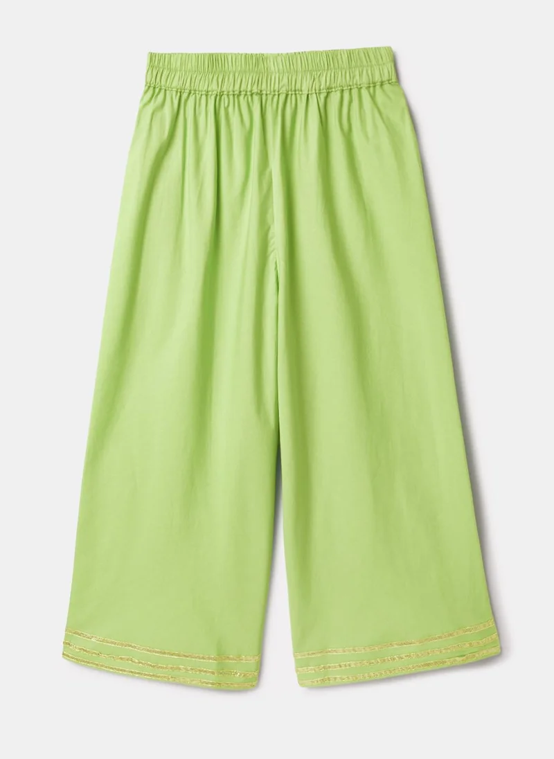 Nautinati  Nautinati Green Festive Ethnic Set for Girls – Cotton Comfort & Style for Women | Best Price UAE