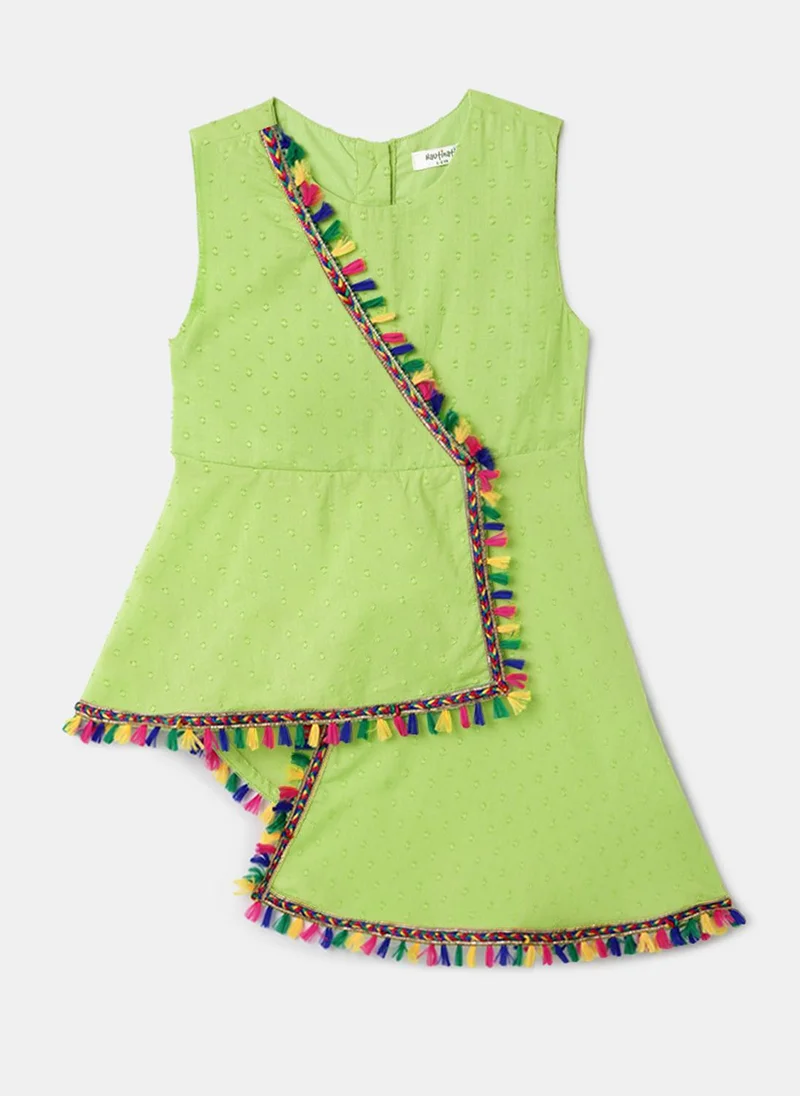 Nautinati  Nautinati Green Festive Ethnic Set for Girls – Cotton Comfort & Style for Women | Best Price UAE