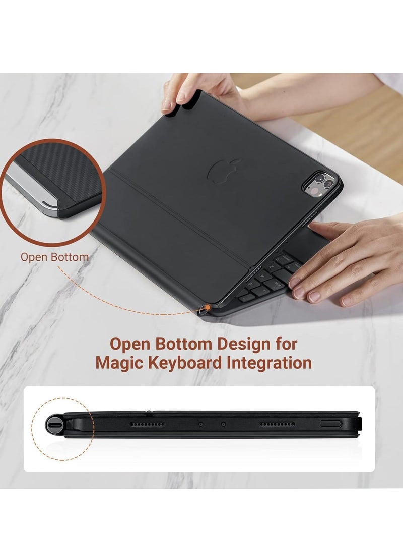 vesus PITAKA iPad Pro 12.9 Case 5th Generation/6th Generation (2022/2021), Aramid Fiber 12.9 inch iPad Pro Case [MagEZ Case 2] Magic Keyboard Compatible Case Works with MagEZ Stand & MagEZ Folio, Rhapsody  - Image 4