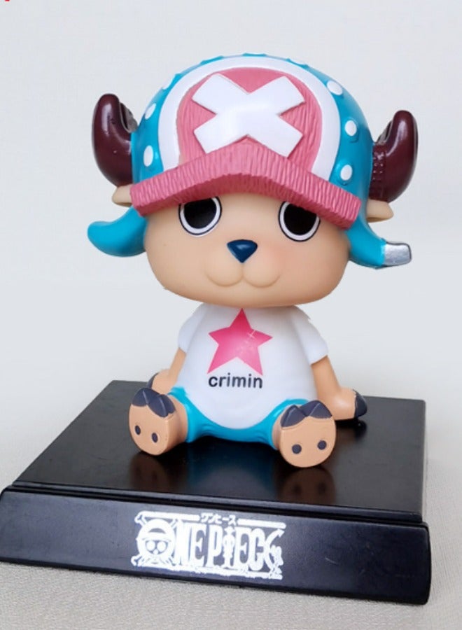 EBMINI Creative Spring Shaking Pirate King Car Ornament 