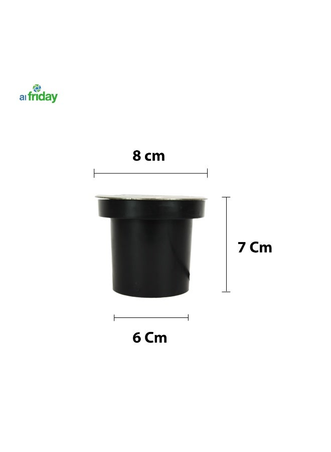 ALFRIDAY Outdoor Recessed Uplight – In-Ground/Deck Light | 6W COB, 3000K Warm, IP65 Waterproof, Stainless Steel Top - Image 3