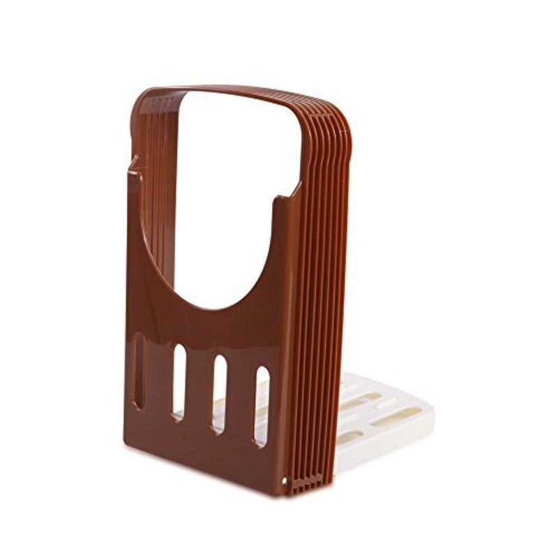 Sygnius Bread Slicer Foldable and Adjustable Bread Toast Slicer Bagel Slicer Cutter Mold with 4 Slice Thicknesses - Image 3
