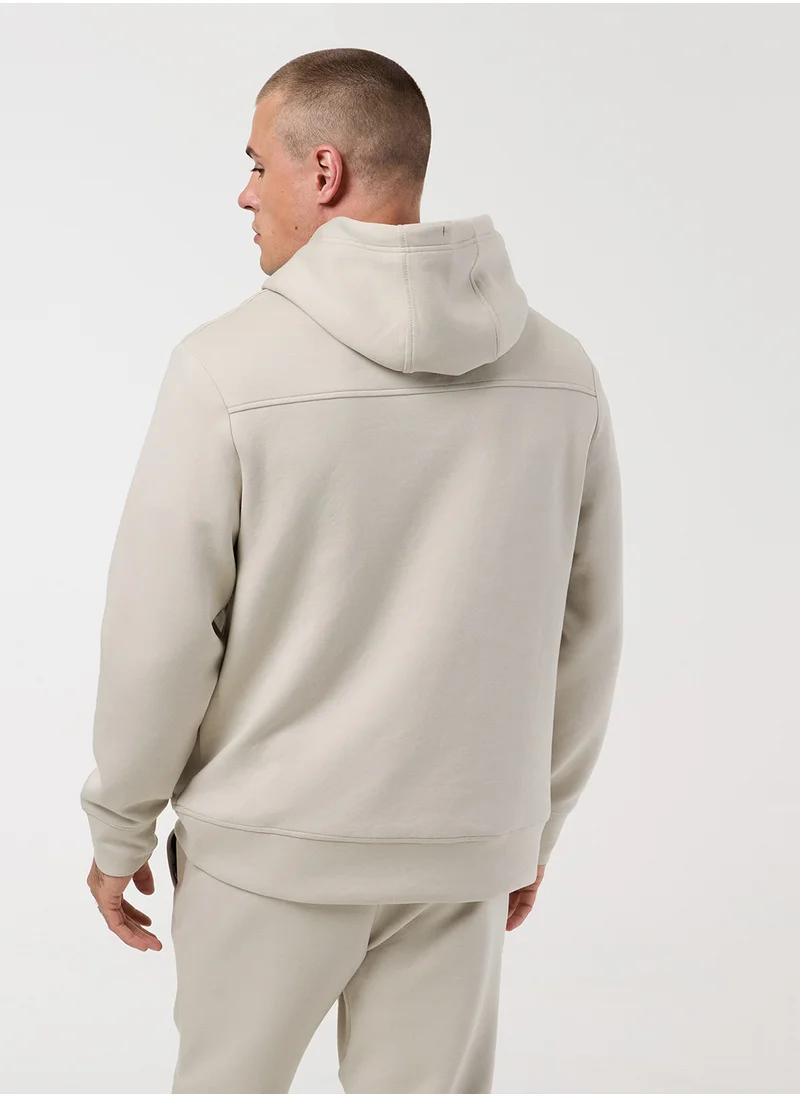 امريكان ايجل Logo Graphic Drawstring Zip Through Hoodie