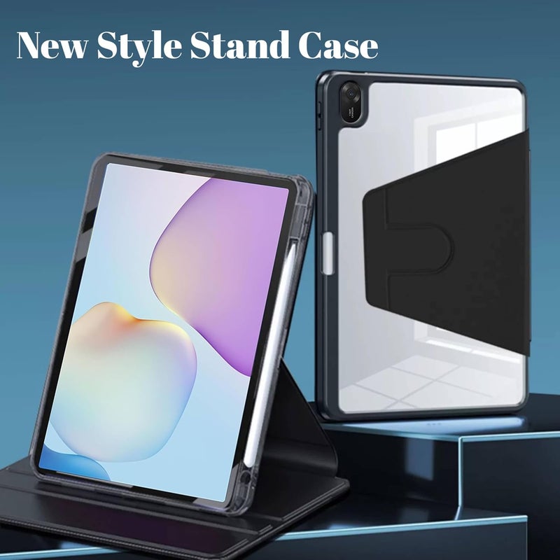 Vurtboly Climate adapted upgraded quality Vurtboly Hybrid Case Compatible with Huawei Matepad 11.5inch 2025 Cover, Multi-Angle Stand Flip Hard PC Case with Pen Holder Protective Stand Cover Compatible with Huawei Matepad 11.5“2025 (Black) Slow wear optimized quality - Image 2