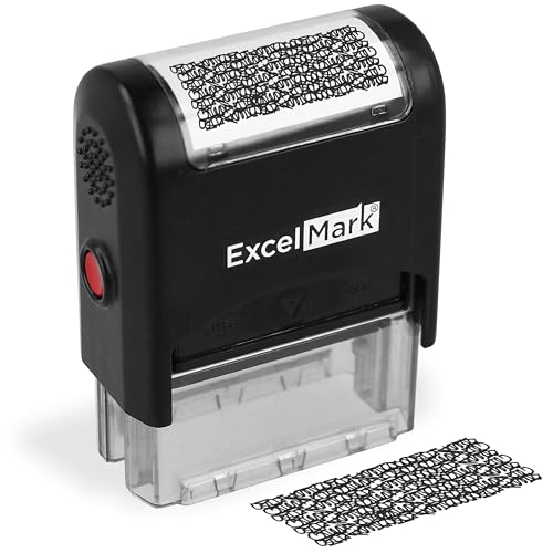 ExcelMark Identity Theft Protection Stamp - Standard Size (7/8" X 2-5/16") - Image 1