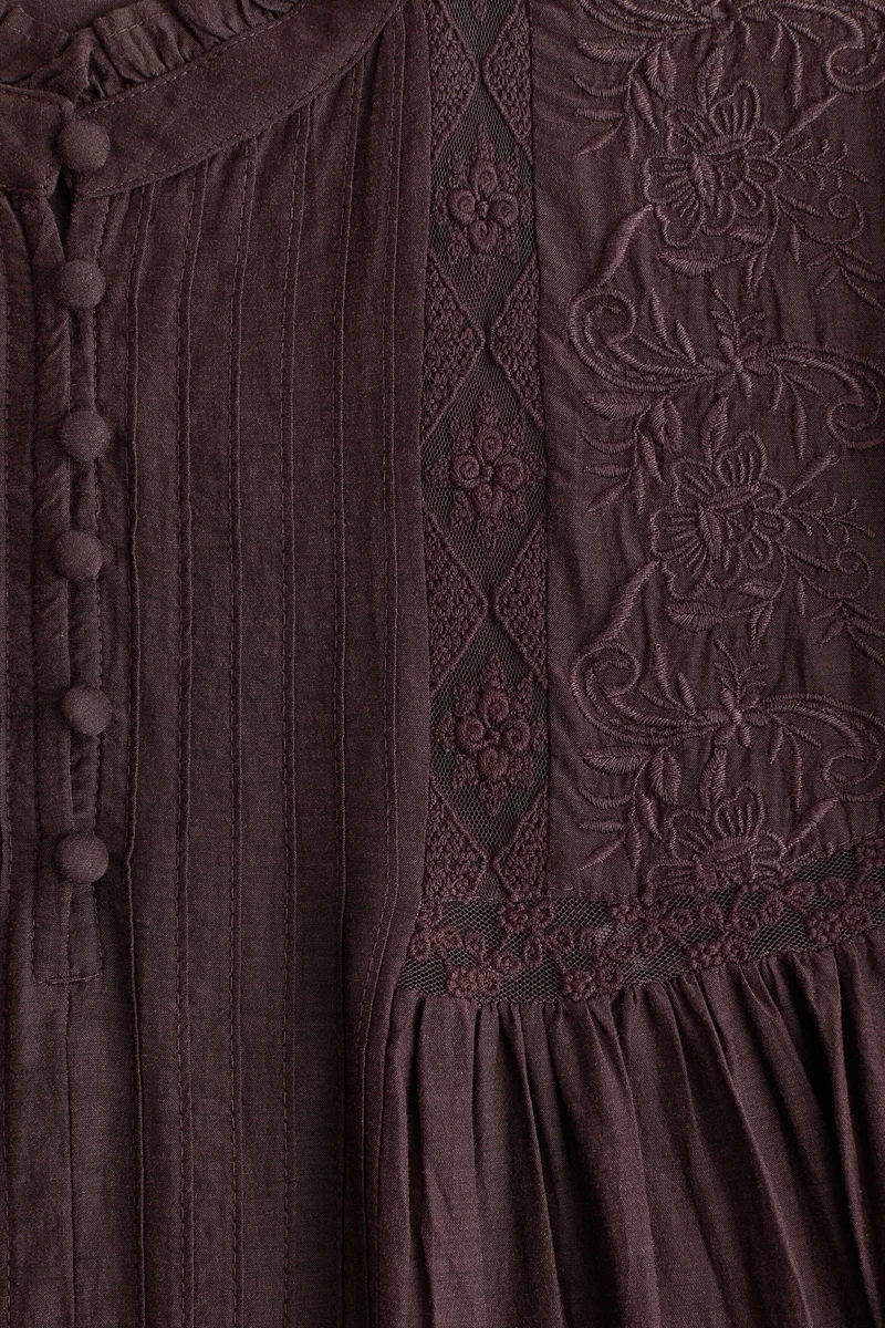 H&M  Lace-trimmed tunic dress for Women | Best Price UAE