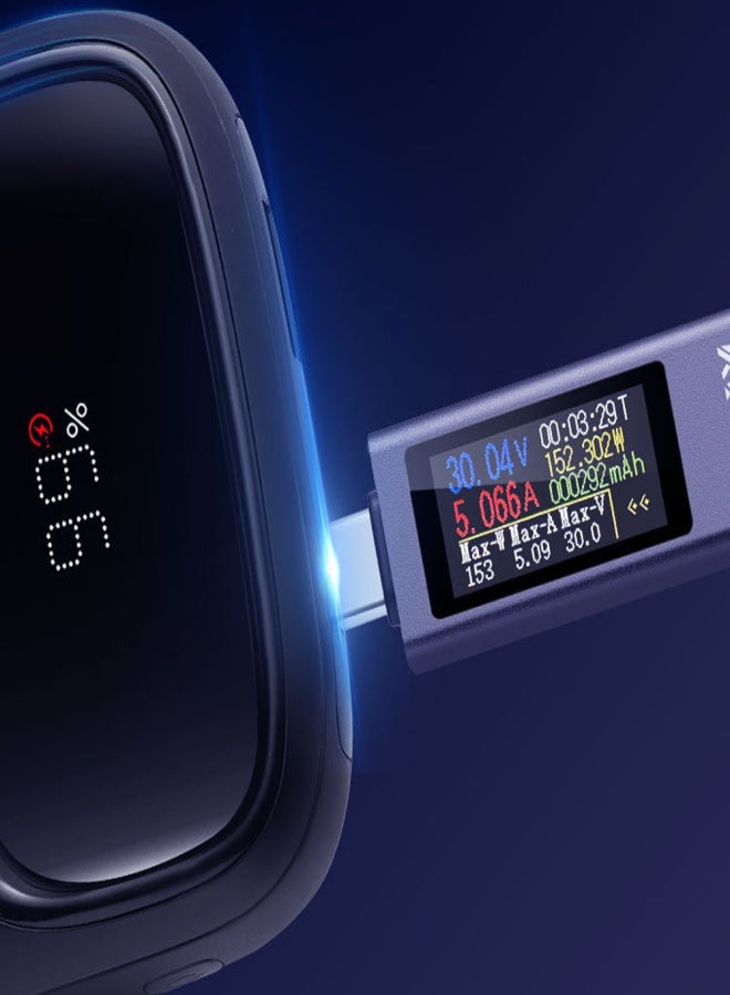 اختبار شحن USB C فولتميتر أميتر 4-30V 0-12A - Image 2