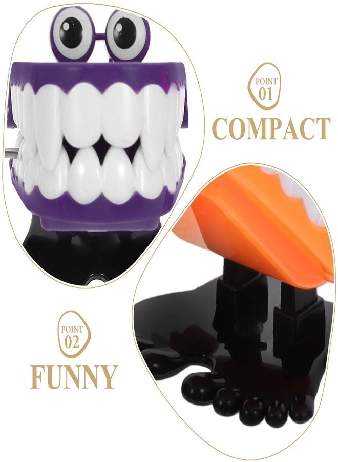 Amosfun 6pcs Chattering Teeth Walking Teeth with Eyes Novelty Wind Up Toys Practical Joke Toys for Halloween Party Favors Halloween Christmas Birthday - Image 5