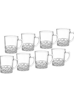 Luminarc Set of 8 clear glass tea cups 240 ml  - Image 2