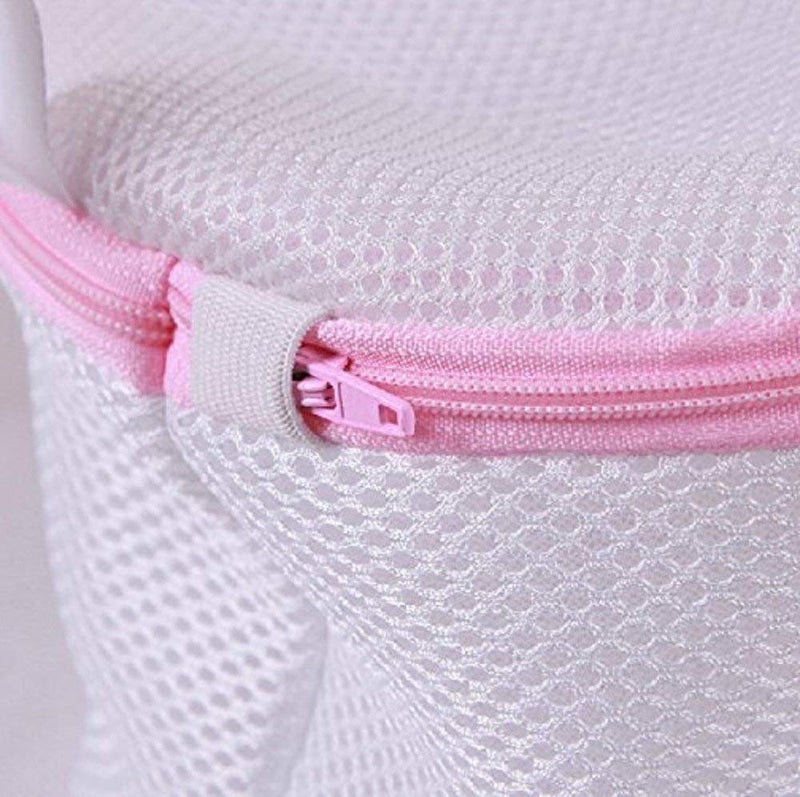 CLICKSWIFT Clickswift Circular Mesh Double Layer Laundry Washing Bag Dryer Washer ClothGarmentLingerieBraUndergarments Protector Cleaning Zipper Bag Storage Organize Bags for Washing Machine 14 CM - Image 5