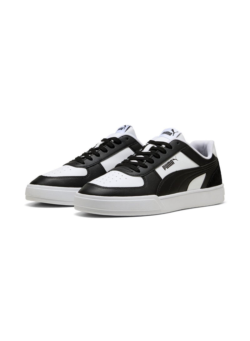 PUMA Caven Mix Unisex Black White Sneakers - Image 3