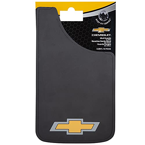 Plasticolor Chevy Gold Bowtie Easy Fit Mud Guard 11" - Set of 2 - Image 2