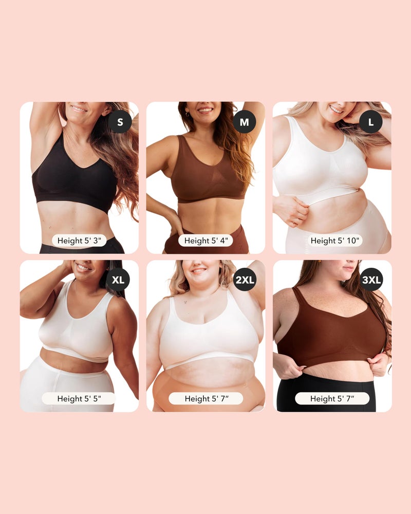 SHAPERMINT Bras for Women - Bras for Women no Underwire, Bralettes for Women with Support, Wireless Plus Size Bra - Image 4