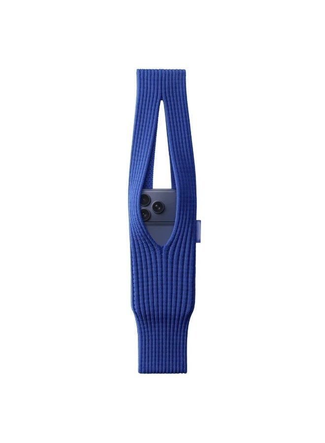 iPhone Pocket Strap - Eco-Friendly Short Strap 3D Knit Phone Pocket for iPhone 17 16 15 | Handheld & Wristlet Sleeve Pouch | High Elastic Stretch Nylon Polyester Protective Case | Sustainable Soft Fabric, Shock-Absorbing, Mini Bag Accessory | Casual Versatile Style for On-the-Go - Image 1