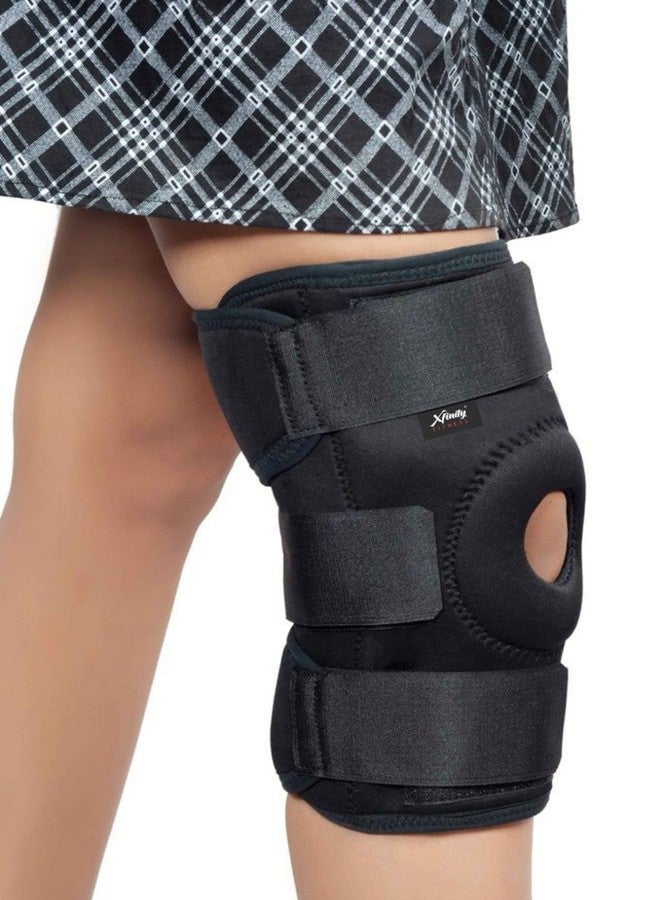 Xfinity Fitness Knee Cap Support with Dual Bilateral Aluminium Hinges – Adjustable Hinged Knee Brace with 3 Belt Straps for Enhanced Comfort (1) - Image 1