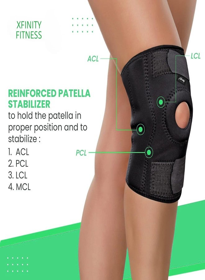 Xfinity Fitness Knee Cap Support with Dual Bilateral Aluminium Hinges – Adjustable Hinged Knee Brace with 3 Belt Straps for Enhanced Comfort (1) - Image 2
