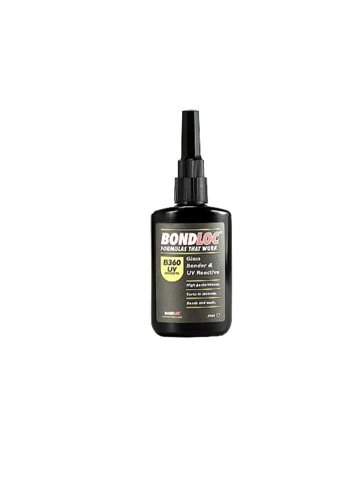 BONDLOC UV Adhesive Glass Bonder and UV Reactive 50ml - Bondloc B360UV - Image 1