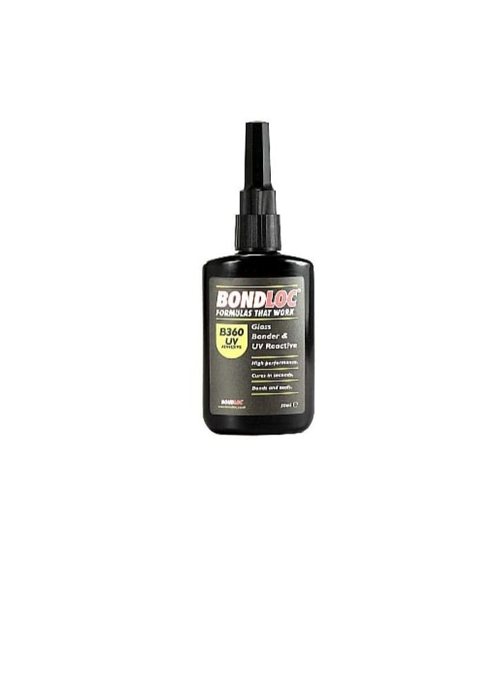 BONDLOC UV Adhesive Glass Bonder and UV Reactive 50ml - Bondloc B360UV - Image 3
