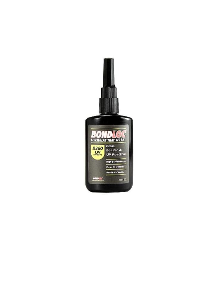 BONDLOC UV Adhesive Glass Bonder and UV Reactive 50ml - Bondloc B360UV - Image 2