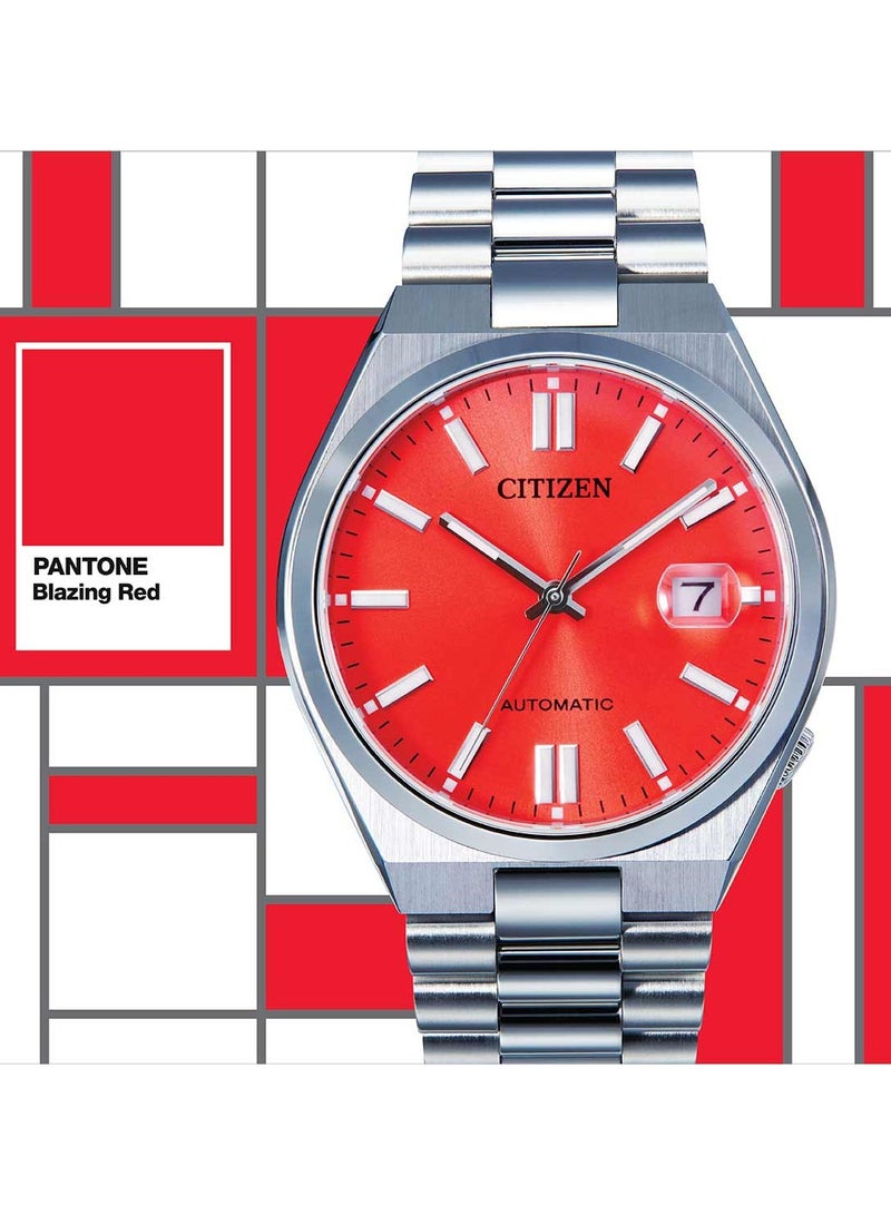 CITIZEN X Pantone Automatic Red Dial Stainless Steel Men's WatchNJ0158-89W - Image 4