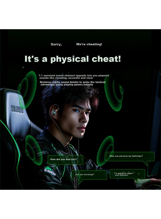Polvcdg Wired In-ear Gaming Headset Usb Laptop Headphones Noise-cancelling Hd Call Esports Headphones For Delta Valorant Pubg - Image 5