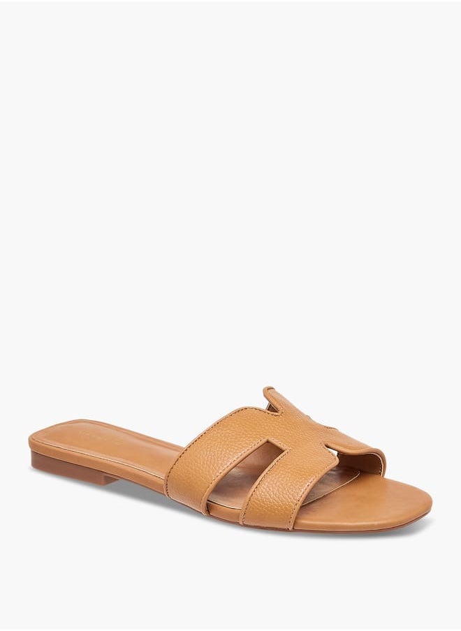 Celeste Women's Cutout Detail Slip-On Sandals  - Image 2