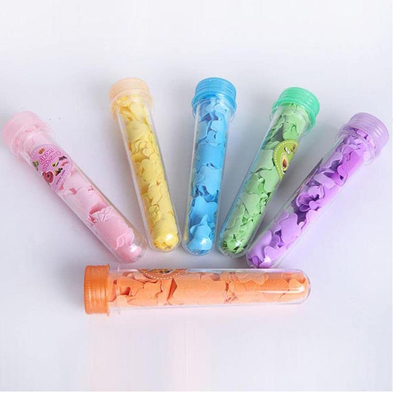 SURKHAMART SURKHAMART Paper Soap Strips For TravelScented Handwash Soft Flower Bottle Portable Disposable Mini Slice Sheets for Outdoor Multi Shpe fot Easy to Use ToilertyPack of 6 Pcs  - Image 4