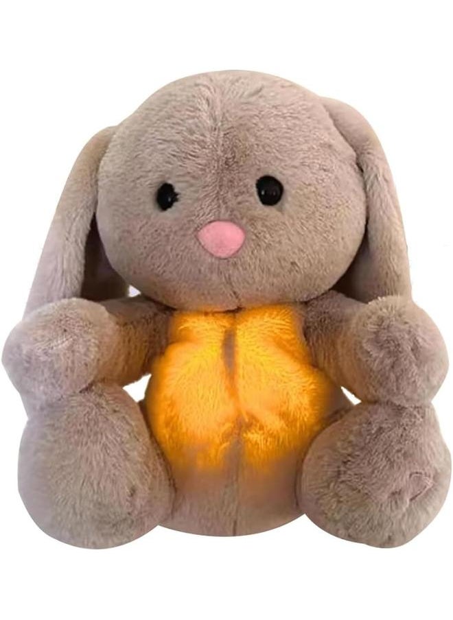 Y&D Baby Sound Machine Soothe Breathing Otter, Sensory Details Music Lights Rhythmic Breathing Motion Musical Baby Toy Plush for Newborns  - Image 1