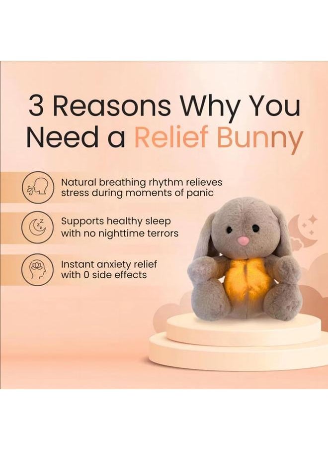 Y&D Baby Sound Machine Soothe Breathing Otter, Sensory Details Music Lights Rhythmic Breathing Motion Musical Baby Toy Plush for Newborns  - Image 2