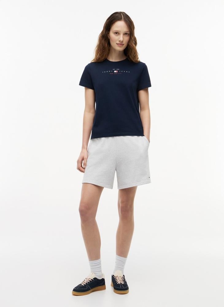 TOMMY JEANS Linear Logo Jersey T-Shirt - Image 4