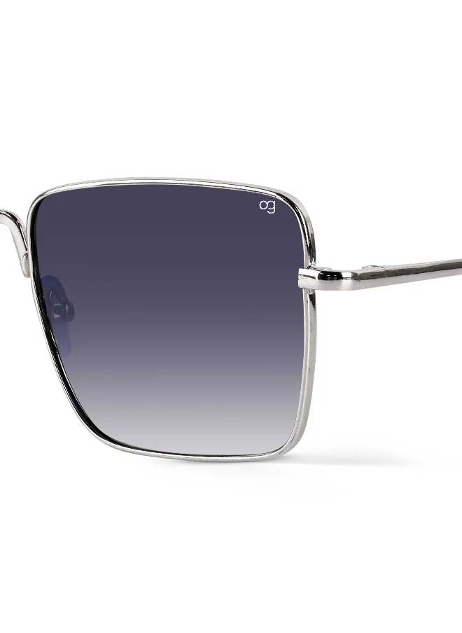 Woggles Bellatrix Gradient Black Square Sunglasses