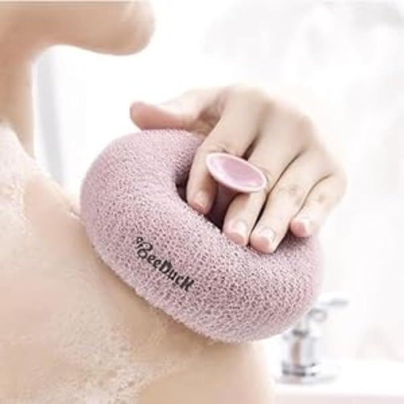 Riviox إسفنجة لوفا ناعمة لتقشير الجسم، التنظيف، وتدليك الاسترخاء، أداة العناية بالبشرة في الحمام - Image 4